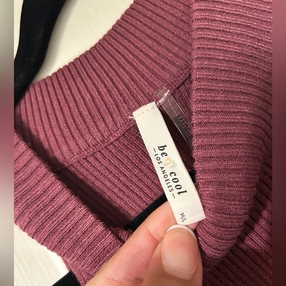 Sleeveless Ribbed Knit Top - Burgundy from the Red Dress Boutique M/L - Picture 2 of 5